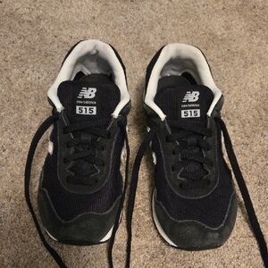 New Balance 515 Black and White Sneakers